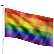 Flagi i akcesoria - MASZT FLAGOWY 6,5M MASZT DO FLAGI + FLAGA LGBT - miniaturka - grafika 1