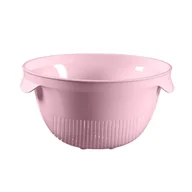 Inne naczynia kuchenne - Curver Sitko plastikowe ESSENTIALS okrągłe - różowe - miniaturka - grafika 1