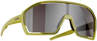 Okulary przeciwsłoneczne - Alpina Okulary na rower BONFIRE kolor OLIVE MATT szkło BLACK Cat.3 FOGSTOP new 2022 - grafika 1