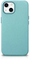 Etui i futerały do telefonów - iCarer Litchi Premium Leather Case skórzane etui iPhone 14 magnetyczne z MagSafe zielony (WMI14220709-GN) - miniaturka - grafika 1