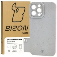 Etui i futerały do telefonów - Bizon Ekologiczne etui Bio-Case do iPhone 13 Pro Max, szare - miniaturka - grafika 1