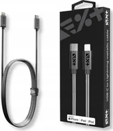 Kable USB - Kabel USB NEXT ONE NEXT ONE Kabel Metallic USB-C / Lightning MFi 1,2 m space gray - miniaturka - grafika 1