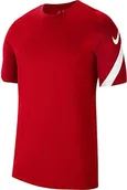 Koszulki męskie - Nike Męski T-shirt Dri-fit Strike 21 czerwony University Red/Gym Red/White/White S - miniaturka - grafika 1