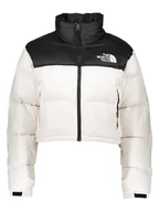 Kurtki damskie - The North Face Kurtka puchowa "Nuptse" w kolorze biało-czarnym - miniaturka - grafika 1