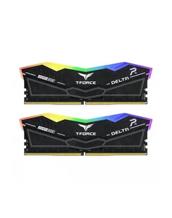Pamięć DDR5 Team Group T-FORCE D-ELTA RGB 32GB 2x16GB 6400MHz CL32 1,35V Czarna - Pamięci RAM - miniaturka - grafika 1