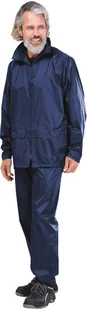 KOMPLET OCHRONNY PRZECIWDESZCZOWY REIS KPL; GRANATOWY (M) - Odzież robocza - miniaturka - grafika 1