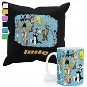 Gadżety dla niej i dla niego - ZESTAW KUBEK + POSZEWKA Z NADRUKIEM-DLA FANA PREZENT LUNEJ BOHATEROWIE+IMIĘ - miniaturka - grafika 1