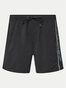 Kąpielówki męskie - Quiksilver Szorty kąpielowe Everyday Vert Volley AQYJV03139 Czarny Regular Fit - miniaturka - grafika 1