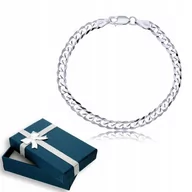 Bransolety męskie - ﻿Srebrna Bransoletka 925 Męska Pancerka - miniaturka - grafika 1