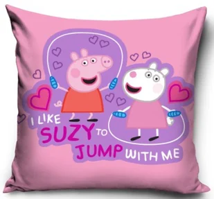 Poszewka licencyjna 40x40 Świnka Peppa i George - Poszewki na poduszki - miniaturka - grafika 1