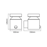 Lampy ogrodowe - OSRAM Lampa zewnętrzna z czujnikiem ruchu ENDURA STYLE CYLINDER, aluminiowy / szary / cynkowy, stal szlachetna, nowoczesny - miniaturka - grafika 1