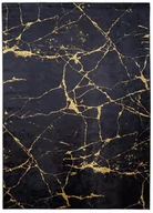 Dywany - Dywan Marble marmur czarno-złoty 160x230cm Goldlux - miniaturka - grafika 1
