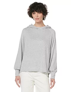 ONLY Damska bluza z kapturem ONLELCOS Emma L/S (Light Grey Melange), S, jasnoszary melanżowy, S - Bluzy damskie - miniaturka - grafika 1