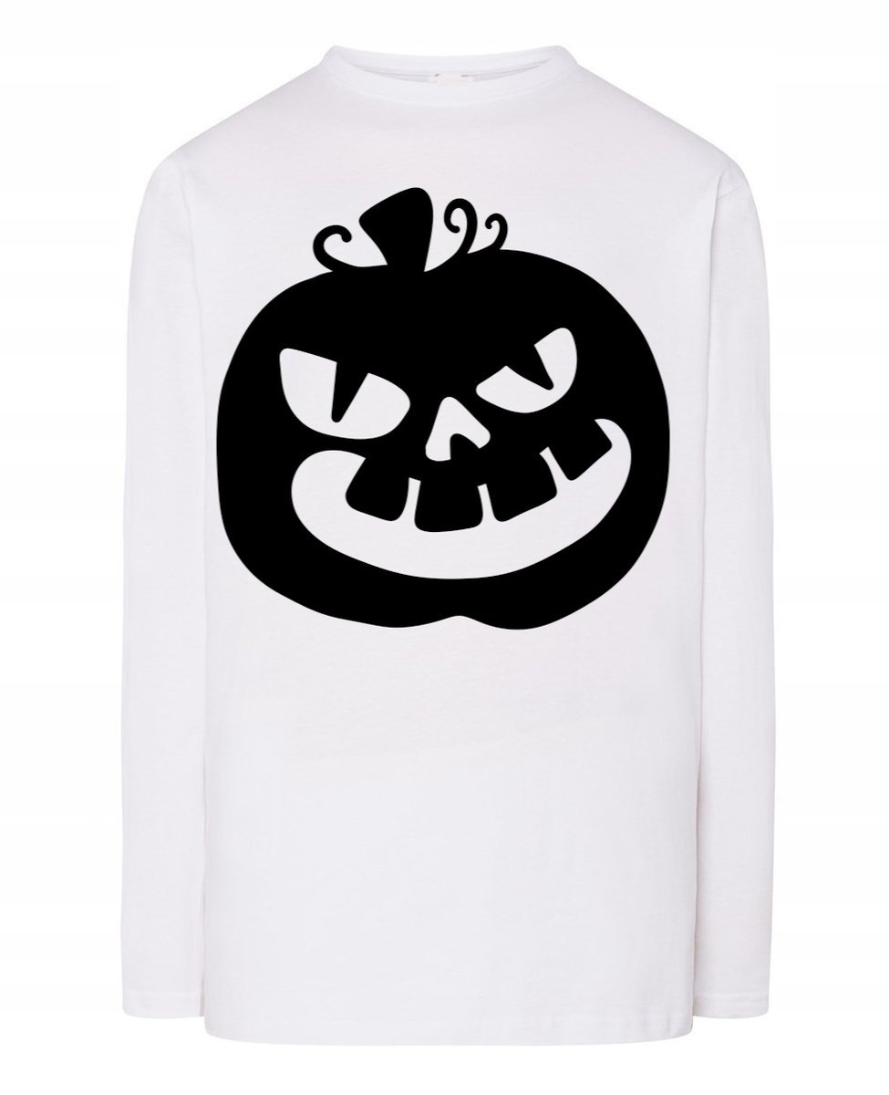 Longsleeve męski na Halloween DYNIA SCARY PUMPKIN r.S