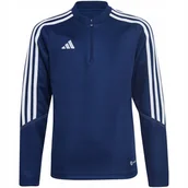 Bluzy damskie - Bluza dla dzieci adidas Tiro 23 Club Training Top granatowa HZ0178 116cm - miniaturka - grafika 1