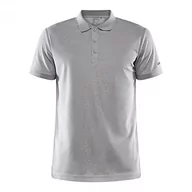 Koszulki męskie - Craft CORE Unify męska koszulka polo, kolor szary, XXL, gris, XXL - miniaturka - grafika 1