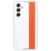 Etui i futerały do telefonów - Samsung Slim Strap Cover do Galaxy A54 (biały) - miniaturka - grafika 1