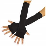 Rękawiczki - Rękawiczki długie bez palców mitenki - miniaturka - grafika 1