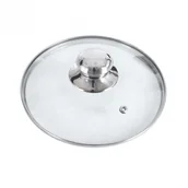 Pokrywki - Pokrywka szklana do garnka, patelni, 18 cm kod: O-122577 - NATYCHMIASTOWA WYSYŁKA !! - miniaturka - grafika 1