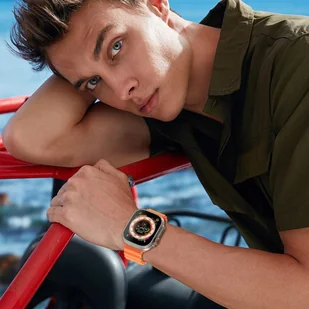 Pasek Icon Pro do Apple Watch 4 / 5 / 6 / 7 / 8 / SE / Ultra (42 / 44 / 45 / 49 mm) Orange - Akcesoria do smartwatchy - miniaturka - grafika 7