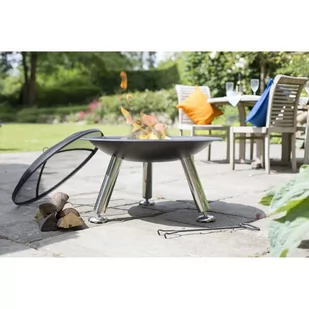 OutTrade RedFire Palenisko ogrodowe Stamford, czarny, stal, 75 cm 85013 - Paleniska ogrodowe - miniaturka - grafika 1