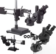Mikroskopy i lupy - Mikroskop Optyczny 10HW Kamera 48MP Zestaw Oświetlenie Wyświetlacz 8 Cali - miniaturka - grafika 1