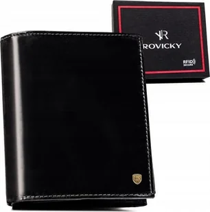 Rovicky Duży, Skórzany Portfel Męski Bez Zapięcia - Portfele - miniaturka - grafika 1