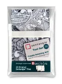 Pozostałe akcesoria dla plastyków - Zentangle Tiles Square kafelki, białe Z20TWGB - miniaturka - grafika 1