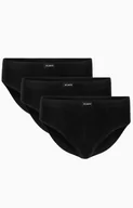 Majtki męskie - 3-pack slipy męskie 3BMP-006-CZARNY, Kolor czarny, Rozmiar 2XL, ATLANTIC - Intymna - miniaturka - grafika 1