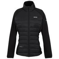 Kurtki i kamizelki sportowe damskie - Kurtka damska Regatta Wmn Clumber V Hyb Rozmiar: S / Kolor: czarny/szary - miniaturka - grafika 1