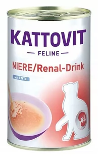 Kattovit Drink Niere/Renal kaczka 12x135ml puszka - Mokra karma dla kotów - miniaturka - grafika 2