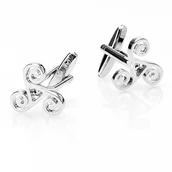 Spinki do mankietów i krawatów - Spinki do mankietów Triskelion X2 AJ551 - miniaturka - grafika 1