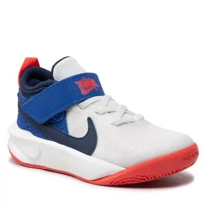 Buty dla chłopców - Buty Nike - Team Hustle D 10 (PS) CW6736 103 Summit White/Midnight Navy - grafika 1