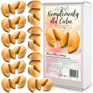 D&D Fun Cookies / Zestaw Ciasteczek "Cookies Classic Komplementy" 20 Sztuk 120G - Desery dla dzieci - miniaturka - grafika 1