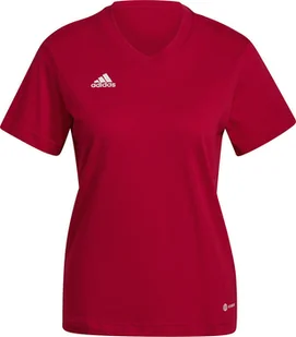 Koszulka damska adidas Entrada 22 Tee czerwona HC0441-XS - Bluzki damskie - miniaturka - grafika 1
