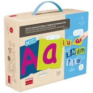 Zabawki interaktywne dla dzieci - Sensoryczne karty Nauka literek / Akros - miniaturka - grafika 1