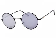 Okulary korekcyjne, oprawki, szkła - Lenonki okulary przeciwsłoneczne lustrzanki hippie retro z fleksami HM-1580B - miniaturka - grafika 1