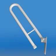 Akcesoria dla osób starszych i niepełnosprawnych - Herdegen UUWC-5 / CORRADOMED / Uchwyt uchylny do WC biały 500 MM / ŚREDNICA FI25 - miniaturka - grafika 1