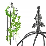 Pozostałe akcesoria do uprawy roślin - Obelisk ogrodowy na kwiaty metalowy Toara 100 x 30 cm - miniaturka - grafika 1