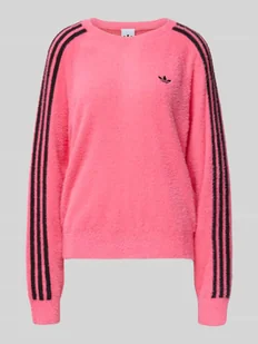 Sweter o kroju regular fit z wyhaftowanym logo model ‘Holiday’ - Swetry damskie - miniaturka - grafika 1