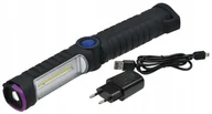 Oświetlenie warsztatowe - Micros MAGNETI MARELLI WARSZTATOWA OBROTOWA MAGNETI 7935030020 3W COB LED 240 LUMENÓW Z PRZEDNIM ŚWITŁENIEM UV MAGNETI MARELLI 7935030020 - miniaturka - grafika 1