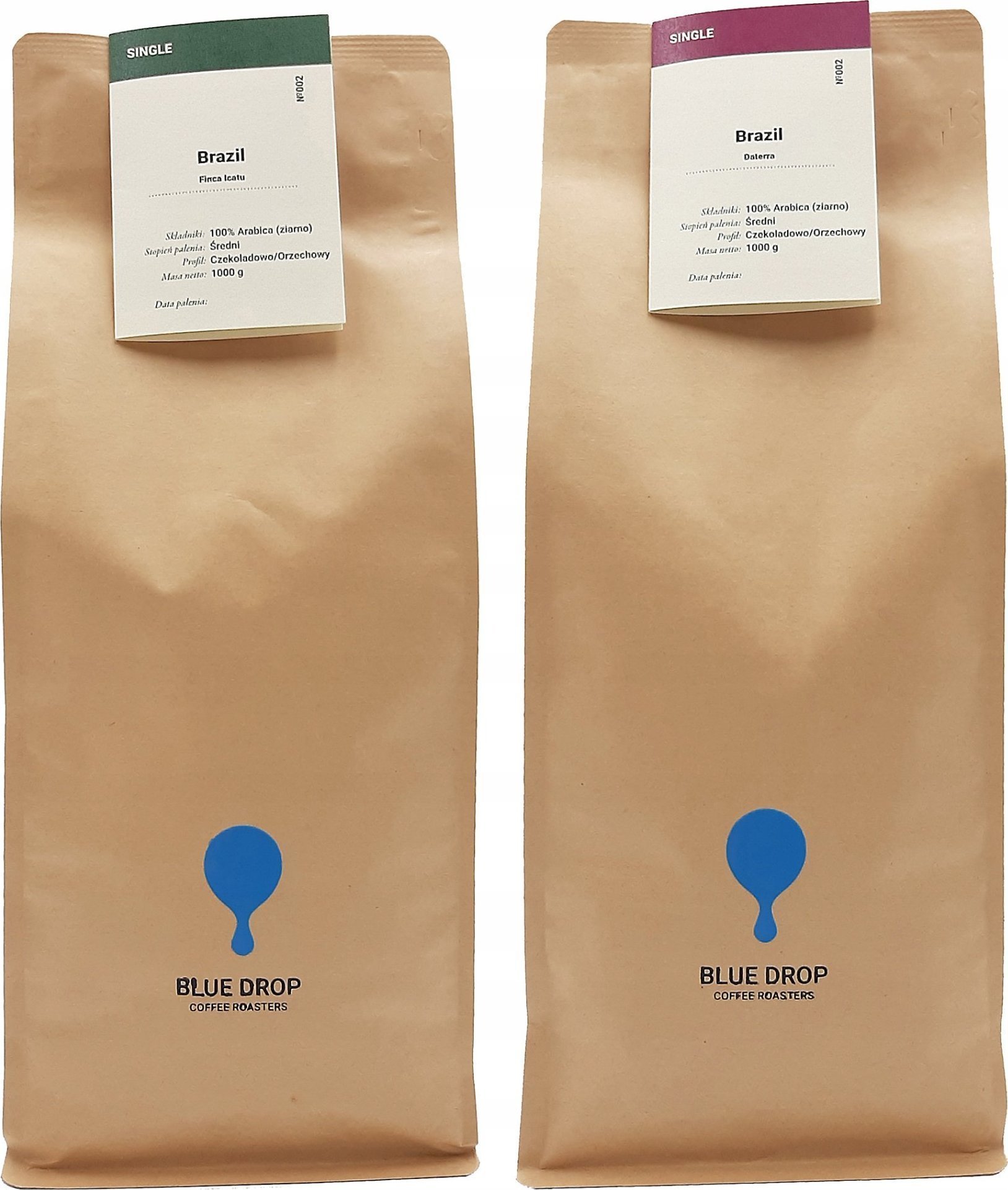 Kawa ziarnista Blue Drop Icatu / Daterra 2 kg
