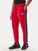 Spodnie sportowe męskie - Kappa Spodnie dresowe Banda Alanz 3 321Y8FW Czerwony Comfort Fit - miniaturka - grafika 1