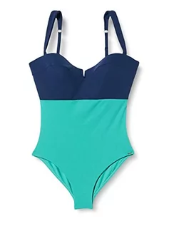Stroje kąpielowe - Triumph Women's Summer Glow OPD SD kostium kąpielowy, granatowy, 44C, Granatowy (True Navy), 44 - grafika 1