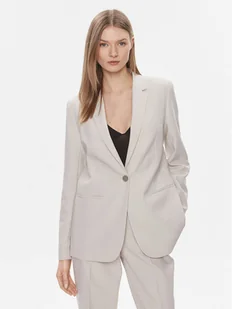 Calvin Klein Marynarka Essential K20K206477 Szary Regular Fit - Marynarki i żakiety damskie - miniaturka - grafika 1