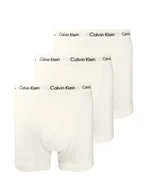 Majtki męskie - Calvin Klein Bokserki Męskie - Bokserki, Bawełna Stretch, Zestaw 3 Białe L - miniaturka - grafika 1