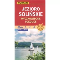 Wydawnictwo Compass Mapa tur. - Jezioro Solińskie 1:25 000 w.2020 praca zbiorowa - Atlasy i mapy - miniaturka - grafika 1