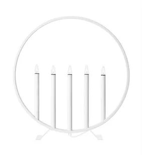 Świecznik stołowy biały Surround okrągły ring candle biały - Ozdoby bożonarodzeniowe - miniaturka - grafika 1