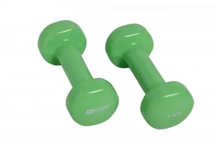 Schildkröt Fitness zestaw hantli Vinyl, 2 X 1,0 kg (Green), in colour Box, 960005 960005 - Hantle i ciężarki - miniaturka - grafika 1
