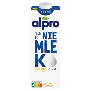 Alpro Nie Mlek Owsiane UHT 3,5% 1 l - Napoje roślinne - miniaturka - grafika 1